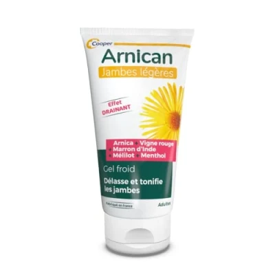Abbildung von ARNICAN Kosmetisches Kaltgel auf Basis von Arnika, Menthol und Pflanzenextrakten Drainageeffekt Entspannt formt die Beine 150 ml Tube
