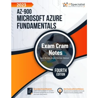 Abbildung von AZ 900: Microsoft Azure Fundamentals: Exam Cram Notes: Fourth Edition 2023