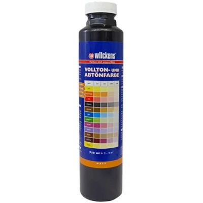 Abbildung von Wilckens Vollton und Abtönfarbe matt, 750 ml, Schwarz