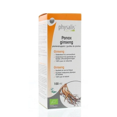 Abbildung von Physalis Panax Ginseng Pflanzentropfen, 100 ml, Bio