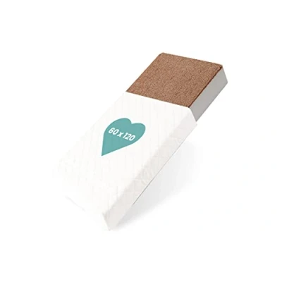 Abbildung von BestCare Prima Babymatratze 60 x 120 cm Kokos Schaumstoffmatratze mit waschbar Aleoe Vera Bezug Öko Tex, Allergikerfreundlich