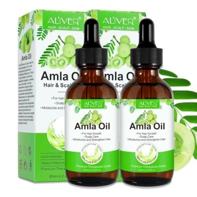 Abbildung von ALIVER Haaröl Amla Haarwachstum Haarausfall Bio Vegan Aliver, 2 tlg.