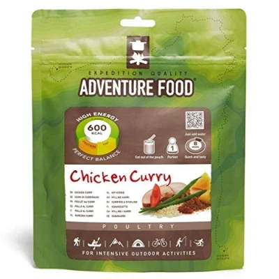 Abbildung von Trekkingnahrung Chicken Curry Outdoornahrung Outdoor Mahlzeit Notration MRE