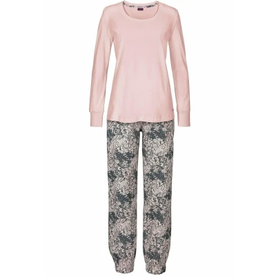 Abbildung von Buffalo Nachtwäsche Set, Damen, Größe: 36/38, Rosa gemustert