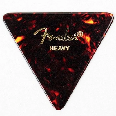 Abbildung von Fender 098 0355 900 355 Shape Picks, 12 Count, Shell, Heavy