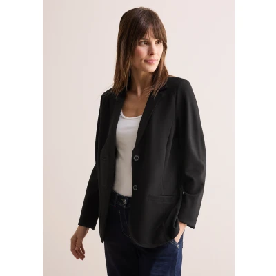 Abbildung von Cecil Basic Blazer, Damen, Größe: Large, Schwarz