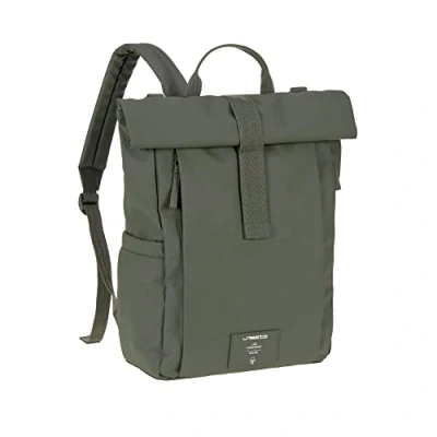 Abbildung von LÄSSIG Wickelrucksack Green Label, Rolltop Up, olive, vegan, zum Teil aus recyceltem Material