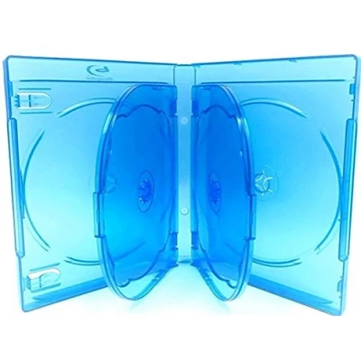 Abbildung von Amaray Blu Ray Hülle für 4 Discs, 21 mm, in Dragon Trading Verpackung, 5 Stück