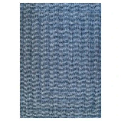 Abbildung von Outdoorteppich Vintage Design, SIMPEX24, Läufer, Höhe: 5 mm, Outdoor Teppich Wetterfest Design Blau Küchen Terrasse Balkon