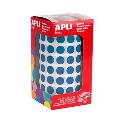 Abbildung von Apli 946005 Rolle runde Sticker 10.5mm blau