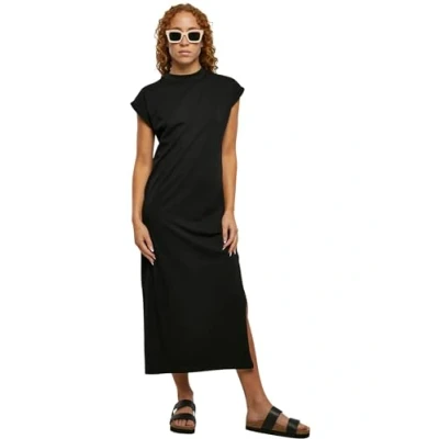 Abbildung von Urban Classics Extended Shoulder Jerseykleid, Damen, Größe: 4XL, Black