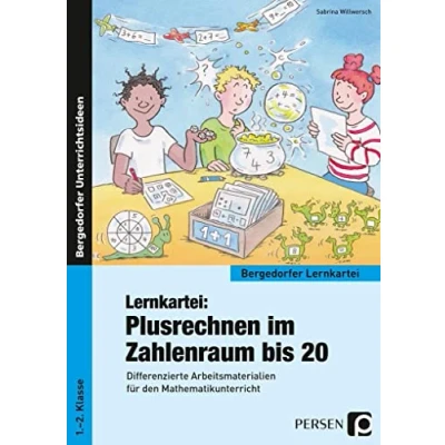 Abbildung von Lernkartei: Plusrechnen im Zahlenraum bis 20: Differenzierte Materialien für den Unterricht (1. und 2. Klasse) (Bergedorfer Lernkartei)