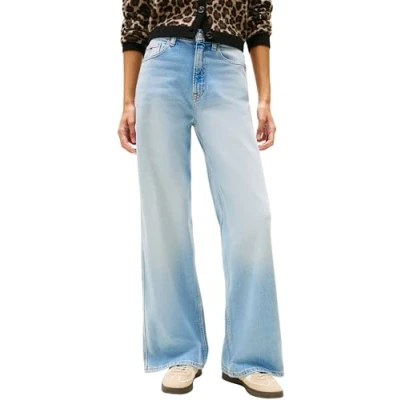 Abbildung von Tommy Jeans Damen Claire Hr Wd Bi0112 Co Dw0dw20583 Locker, Denim (Denim Light), 26W / 28L EU