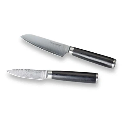 Abbildung von ECHTWERK Messer Set, (Set, 2 tlg.), Damazener, (Santokumesser / Schälmesser inkl. Aufbewahrungsbox)