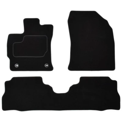 Abbildung von MAMMOOTH A041 TOY300 PRM 01 Fußmattensatz Textil vorne und hinten schwarz TOYOTA: Prius Plus