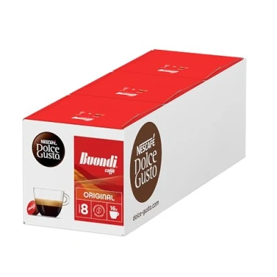 Abbildung von NESCAFÉ DOLCE GUSTO Espresso Buondi Kaffeekapseln 3er Pack (3 x 16 Portionen)