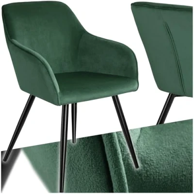 Abbildung von tectake Esszimmerstuhl Marilyn (1er Set, 1 St), Gepolstert