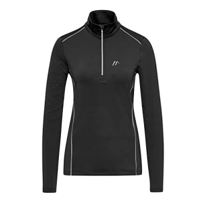 Abbildung von maier sports Damen Jenna Midlayer, Black/White, 42