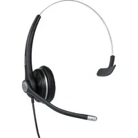 Abbildung von Snom A100M Headset für alle DesktopTelefone (300 flexibler Ausleger,passives Mikrofon,Hervorragender Breitbandklang dank optimierter Lautsprechereinstellung) Schwarz, 00004341