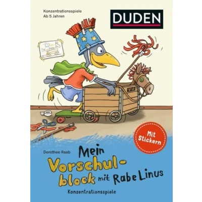 Abbildung von Mein Vorschulblock mit Rabe Linus Konzentrationsspiele: Band 2 (Mein Lern und Spaßblock Linus)