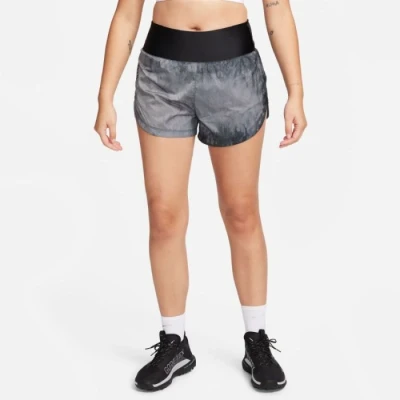 Abbildung von Nike Performance Lined Running Trail Outdoor Shorts, Damen, Größe: Large, Black/black