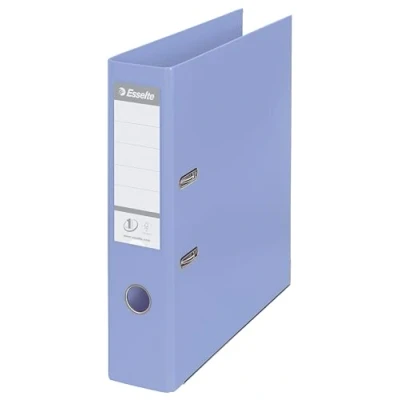 Abbildung von Esselte Solea Power Aktenordner A4 75 mm Rückenetikett, Lavendel blau