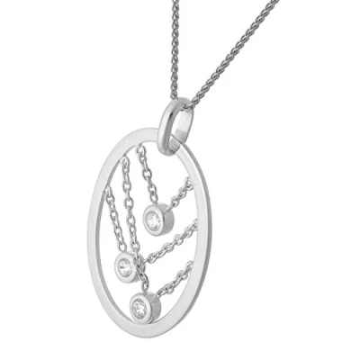 Abbildung von Orphelia Damen Kette aus 925er Sterlingsilber mit Anhänger Silber ZH 4360