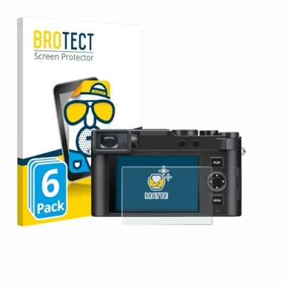 Abbildung von BROTECT Entspiegelungs Schutzfolie für Leica D Lux 8 (6 Stück) Matte Displayschutz Folie, Anti Reflex, Fingerprint
