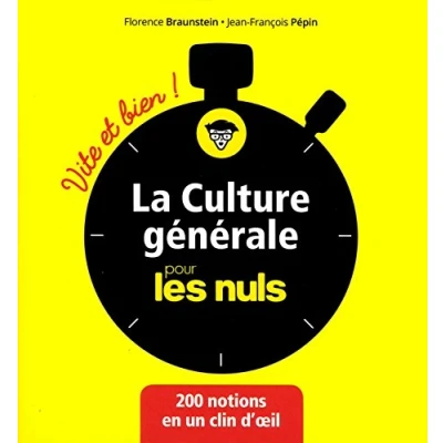 Abbildung von La culture générale pour les Nuls Vite et Bien !