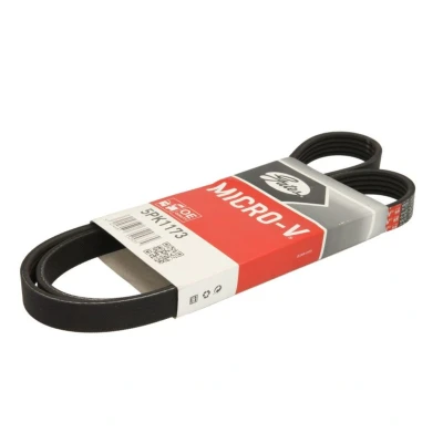 Abbildung von GATES Micro V 5PK1173 Keilrippenriemen 1173 5 Polyester, EPDM (Ethylen Propylen Dien Kautschuk) FIAT: Punto II Schrägheck