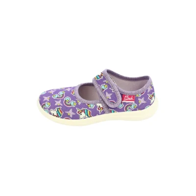 Abbildung von Beck Dream Hausschuh für Kinder, Größe: 34, Lila Schuhe