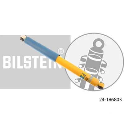 Abbildung von BILSTEIN B6 4600 24 186803 Stoßdämpfer Hinterachse Gasdruck Einrohr Dämpfer nicht federtragend oben Auge, unten Auge JEEP: GRAND CHEROKEE 3