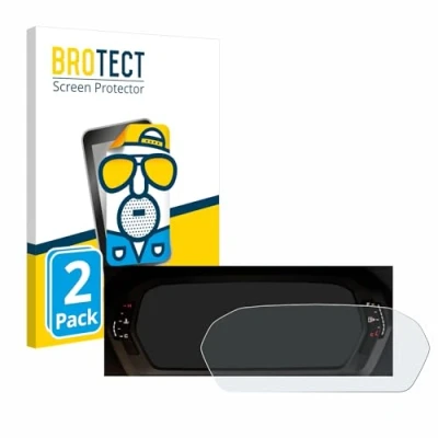 Abbildung von BROTECT Entspiegelungs Schutzfolie für Audi A3 2023 Virtual cockpit (2 Stück) Matte Displayschutz Folie, Anti Reflex, Fingerprint