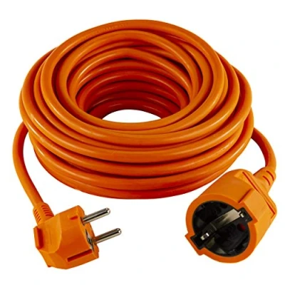 Abbildung von REV Verlängerung, Verlängerungskabel mit Winkelstecker 25m, 3680W, orange
