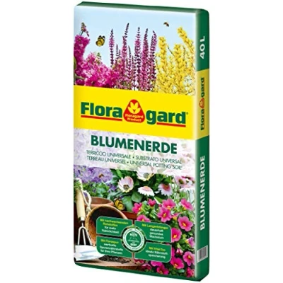Abbildung von Floragard Blumenerde, Erdfarben, 40 Liter