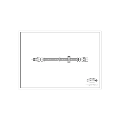 Abbildung von CORTECO 19027752 Bremsschläuche Hinterachse 265 VOLVO: V70 2, S60 I, S90