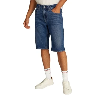 Abbildung von Tommy Jeans Ronnie Shorts, Herren, Größe: 30, Denim dark