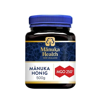 Abbildung von Manuka Health Honig MGO 250+ (500 g) 100% Pur aus Neuseeland mit zertifiziertem Methylglyoxal Gehalt