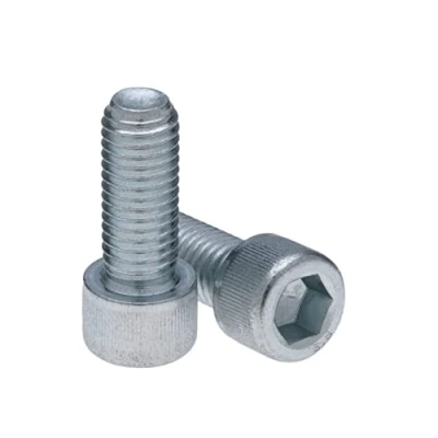 Abbildung von Zylinderkopfschrauben M10 Strenght Sleel Class 8.8 (Packung mit 5) Verzinkte Sechskantschrauben Innensechskant Gewindebefestigung Zylindrisch Schwerlast zertifiziert Standard DIN912 (10mm x 25mm)