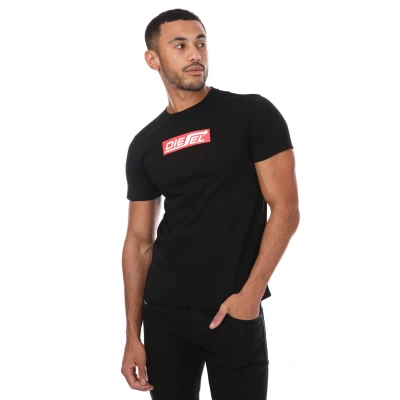 Abbildung von Diesel Rundhalsshirt Slim Fit Logo Shirt T DIEGOR HS1 9XX