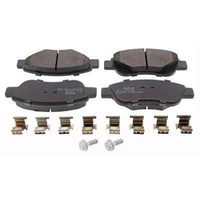 Abbildung von MAPCO 6806 Bremsbelagsatz Vorderachse mit Anti Quietsch Blech TOYOTA: Aygo, CITROËN: C1 I, II, PEUGEOT: 107 Schrägheck, 108 Schrägheck