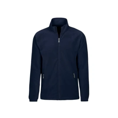 Abbildung von Trigema Herren Fleece Jacke, Blau (Navy 046), XXL