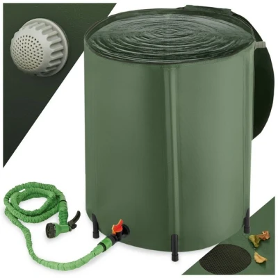 Abbildung von tectake Regentonne Regenwassertank, 200 l, faltbar