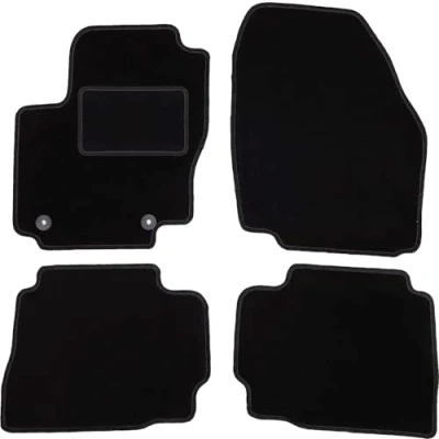 Abbildung von Wielganizator Automatte Passend für Ford Mondeo MK4 Liftback, Limousine, Kombi 2007 2012 Velours Autozubehör Auto Fußmatten Fußmatte 4 teilig schwarz