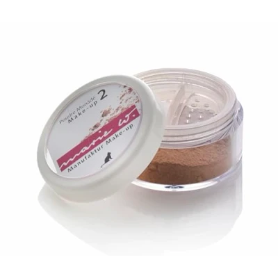 Abbildung von marie w. Make up Puder Nr. 2, ergiebiges für den hellen bis mittleren Teint, helle Haut vegane Naturkosmetik 5 g