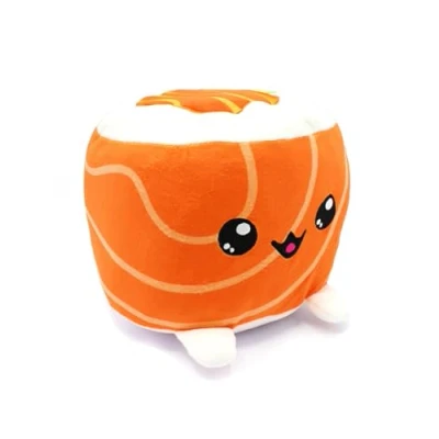 Abbildung von Joy Toy Plushi Uramaki mit Lachs (gestickt) Plüsch Größe 20x20x15 cm, Rose