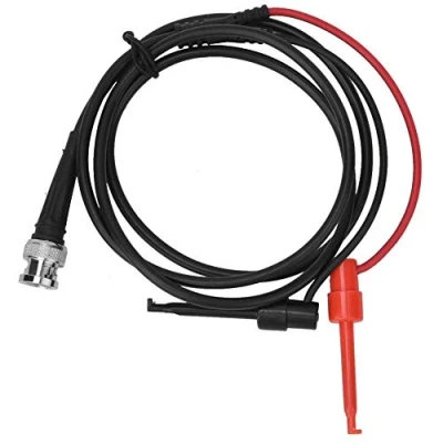 Abbildung von BNC Testkabelsatz Oszilloskopsonden für Q9 Stecker am Doppelten Testhaken Testleitungsleitung Wartung von Oszilloskopfahrzeugen