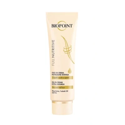 Abbildung von Biopoint Full Nutritive Haaröl mit intensiver Nährung, feuchtigkeitsspendende und stärkende Wirkung, schützt das Haar, verleiht Geschmeidigkeit Geschmeidigkeit, 150 ml