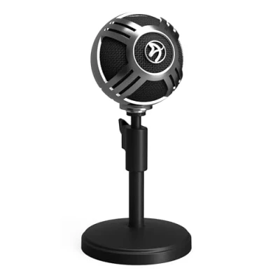 Abbildung von Arozzi Sfera Gaming/Streaming/Office USB Microphone Cardioid Polar Pattern, Boom Arm Compatible Chrome