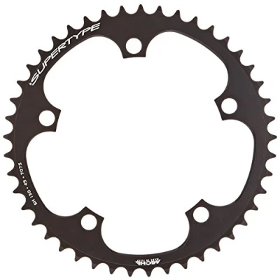 Abbildung von Miche Kettenblatt Supertype BCD 130SH innen 45 Zähne schwarz 9/10f Shimano
